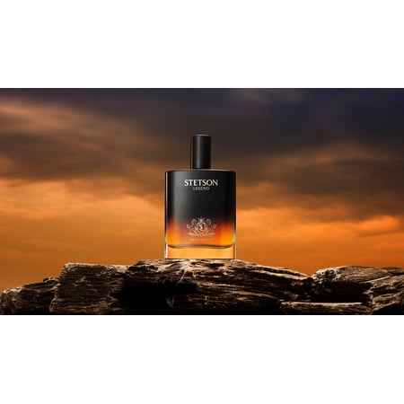Stetson Legend Eau de Toilette, Bold Cologne Fragrance for Men, 3.4 fl oz - K3 - 1452
