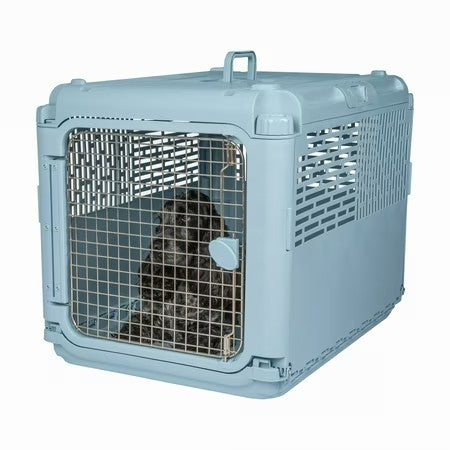 Sport Pet Designs, Dog Kennels, 30" Collapsible Plastic Pet Kennel/Crate, Blue, Medium - A3 - 412