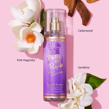 Juicy Couture Rock The Rainbow Pretty in Purple Body Mist Spray, Perfume for Women, 8.0 fl oz - K3 - 1439