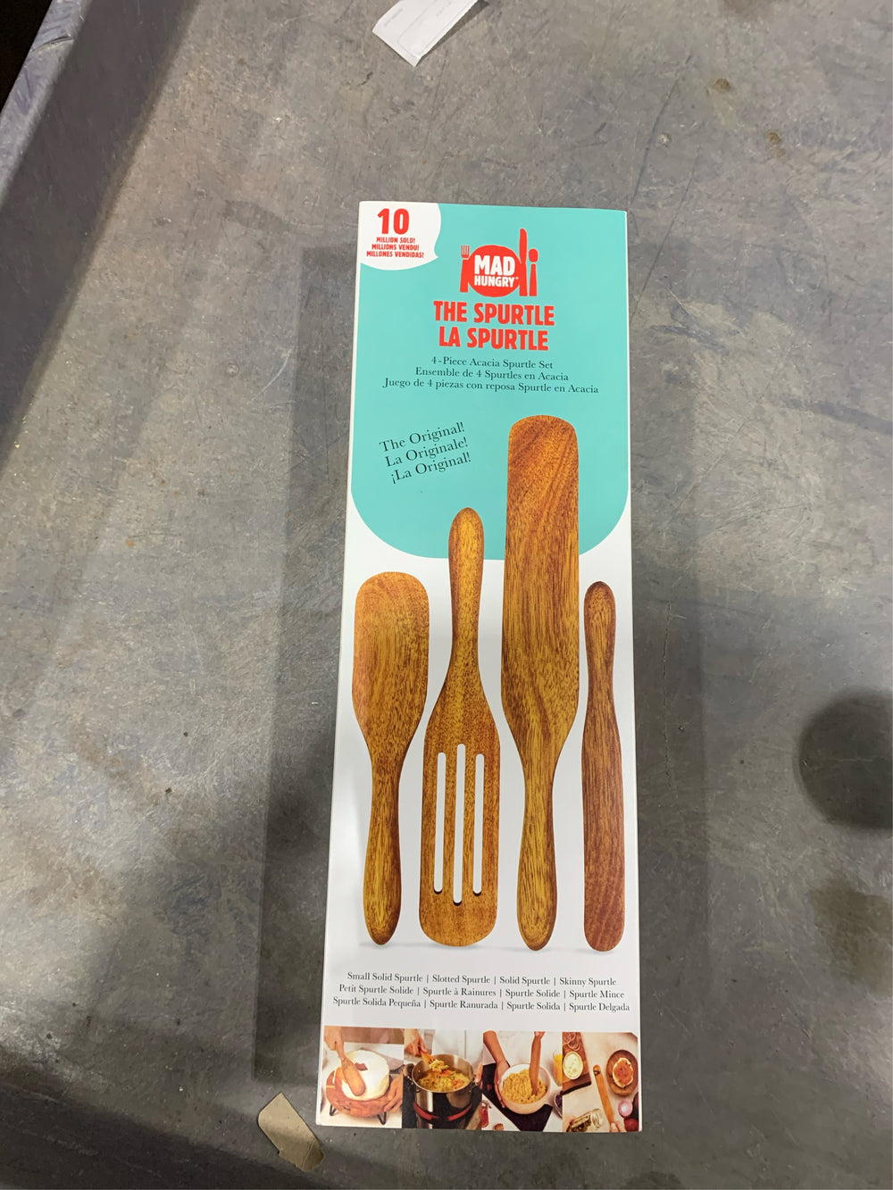 Mad Hungry Natural Acacia Wood Spurtle Set -B8-1215