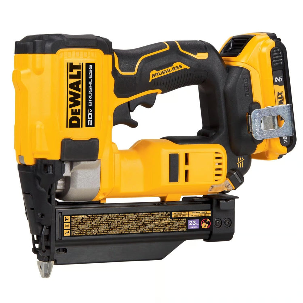 DeWalt 20V MAX ATOMIC 23 Ga. Cordless Compact Pin Nailer Kit (Battery & Charger) 20 V L30 - Tested and Working