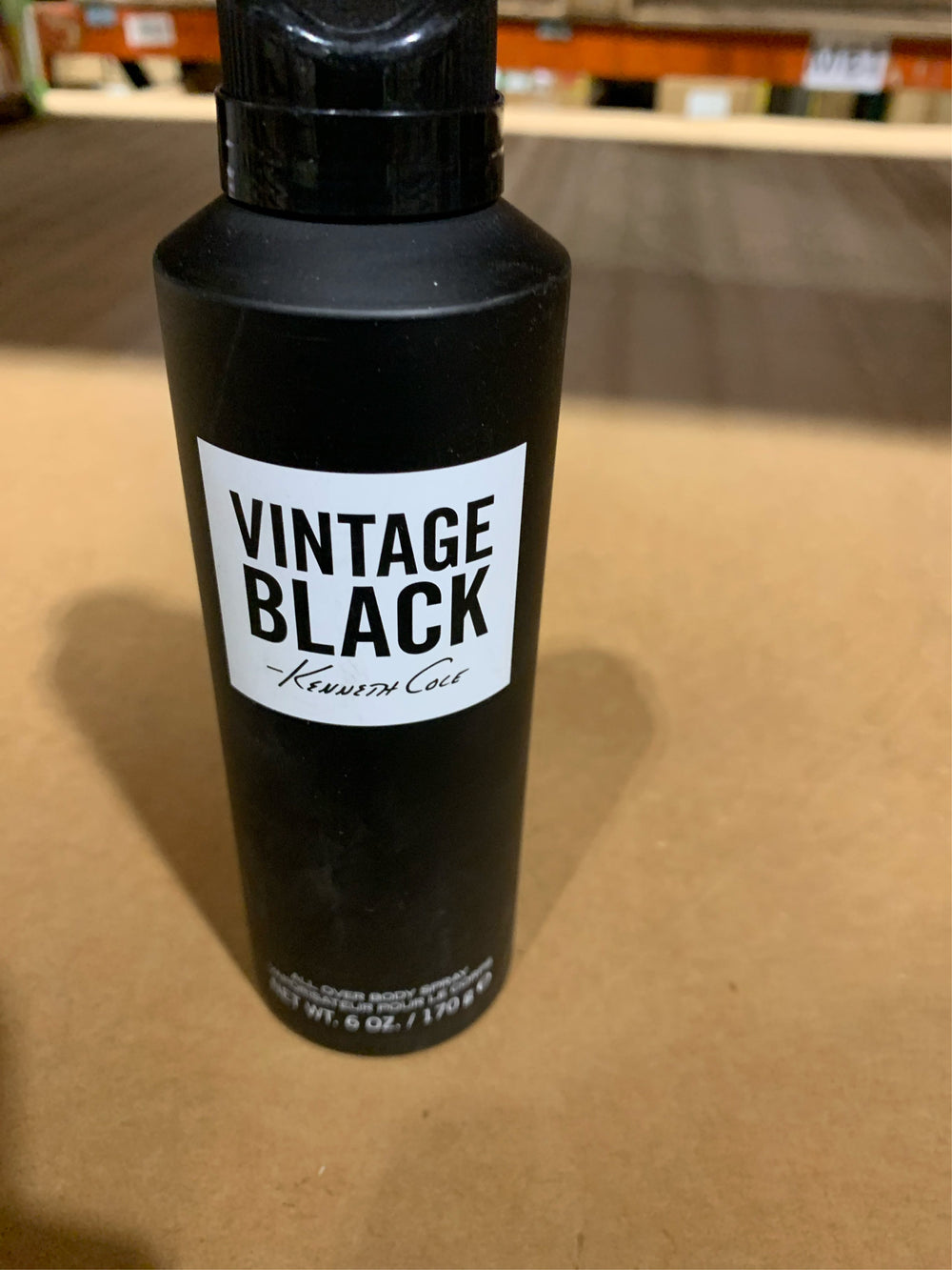 Kenneth Cole Vintage Black Body Spray for Men, 6 oz -F7-0054