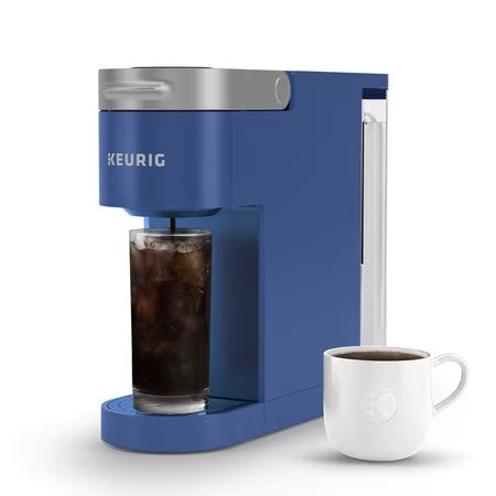 Keurig K-Slim + ICED Single-Serve Coffee Maker, Alpine Blue -A14-1356