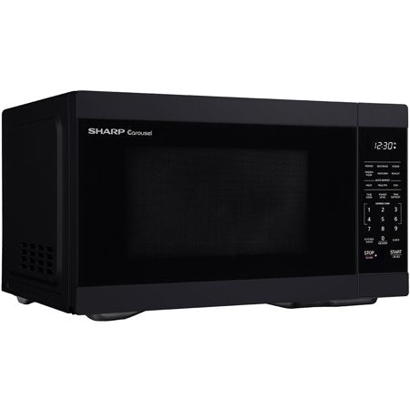 Sharp 1.1-Cu. Ft. Countertop Microwave Oven in Black -G4-0004