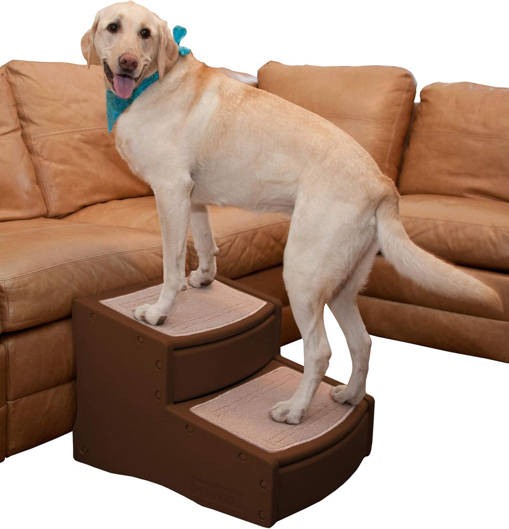 Pet Gear Easy Step II Pet Stairs, Extra Wide, Chocolate - F5 - 1820