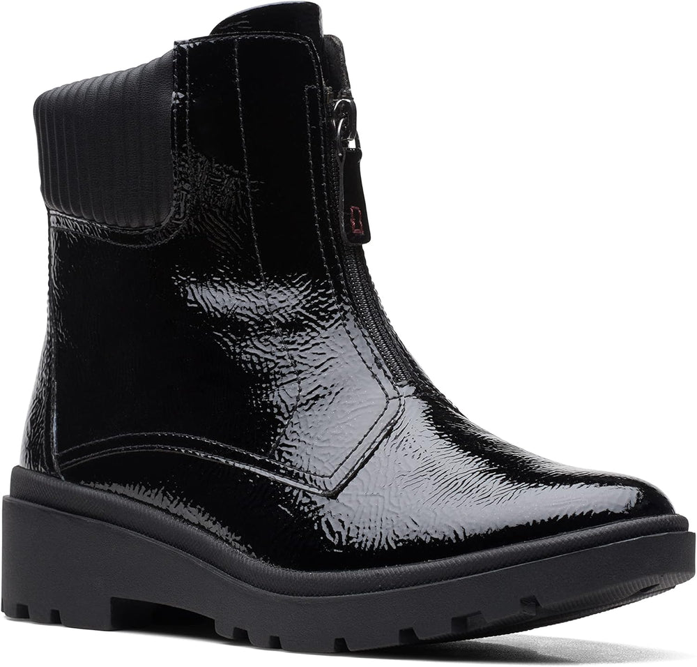 Clarks womens Calla ZipMid Calf Boot size 9 M -E4-0765