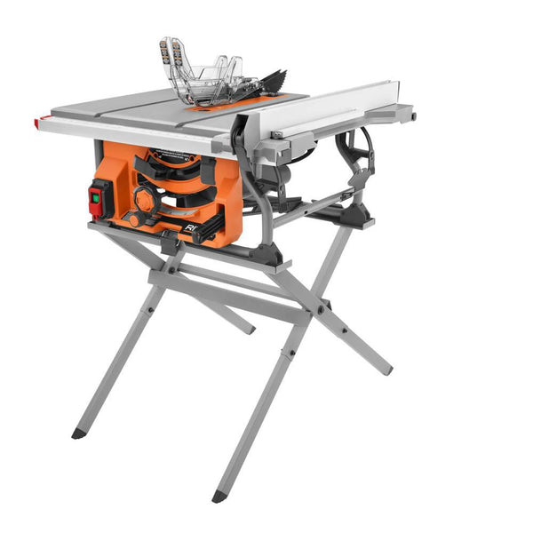 15 Amp 10 in. Table Saw with Folding Stand - L143 - Tested and Working