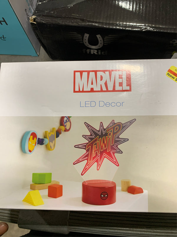 Kids The Big One  Marvel Spider-Man Thwip Neon Table Decor -A11-1277 -A11-1278