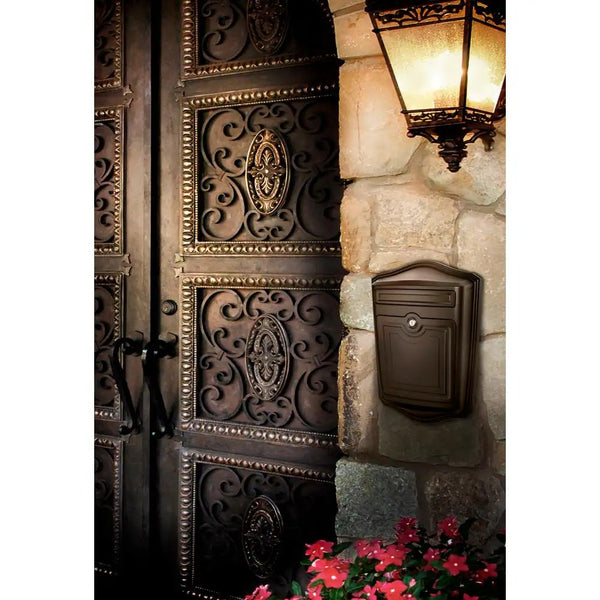 Maison Rubbed Bronze, Medium, Aluminum, Locking, Wall Mount Mailbox 1919