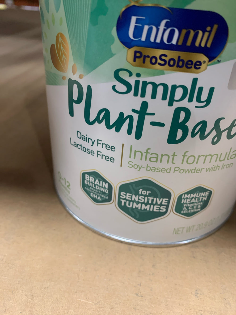 Enfamil Plant-Based Soy Powder Infant Formula - 20.9oz - L6-1524 -K6-1525