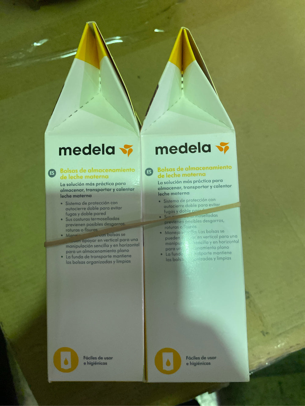 (Lot of 2) Medela Breast Milk Storage Bags, 6oz/180ml, Clear with Measurements, 68060, 25 Count - C5 - 385
