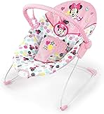 Disney Baby Slip Resistant Vibrating Infant Baby Bouncer Minnie Mouse Spotty Dotty by Bright Starts 1969