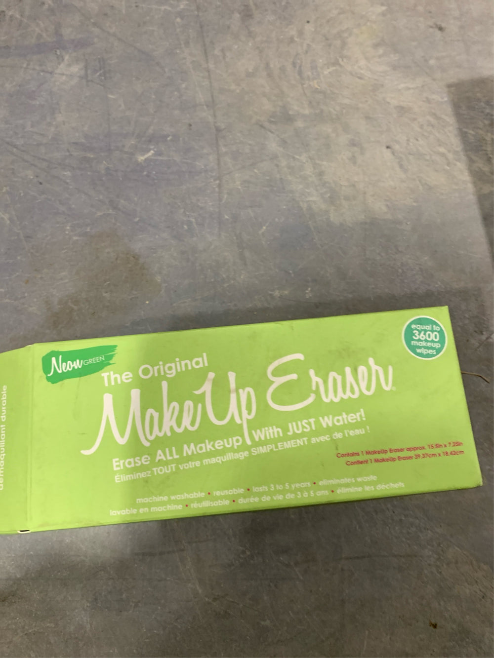 MakeUp Eraser Women ACCESSORY Makeup Remover Cloth - Neon Green 1 Pc -K8-0089 -K8-0090 -K8-0091 -G3-0733 -G3-0748 -G3-0749 -B7-1184 -B7-1185
