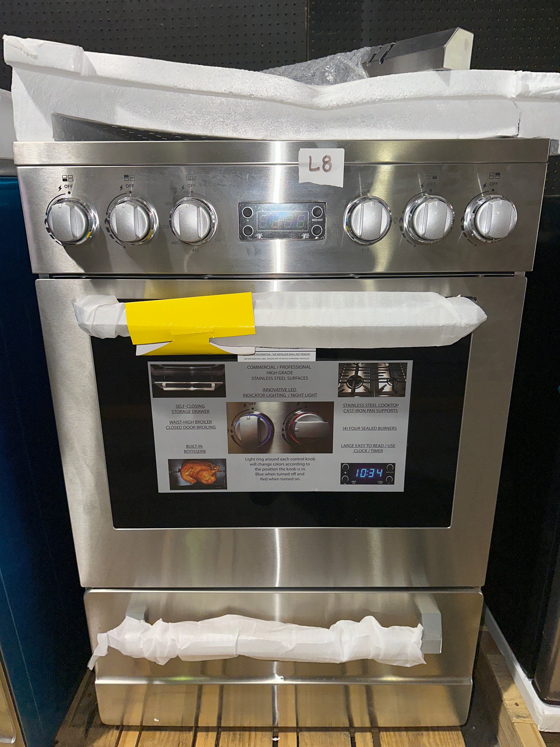 Avanti Gas Range Oven ELITE Series Compact - untested (L8)