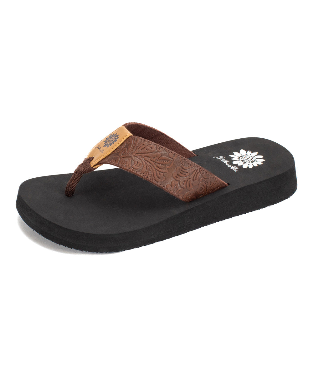 Dark Tan Finela Sandal - Women Size 8.5M - G4 839