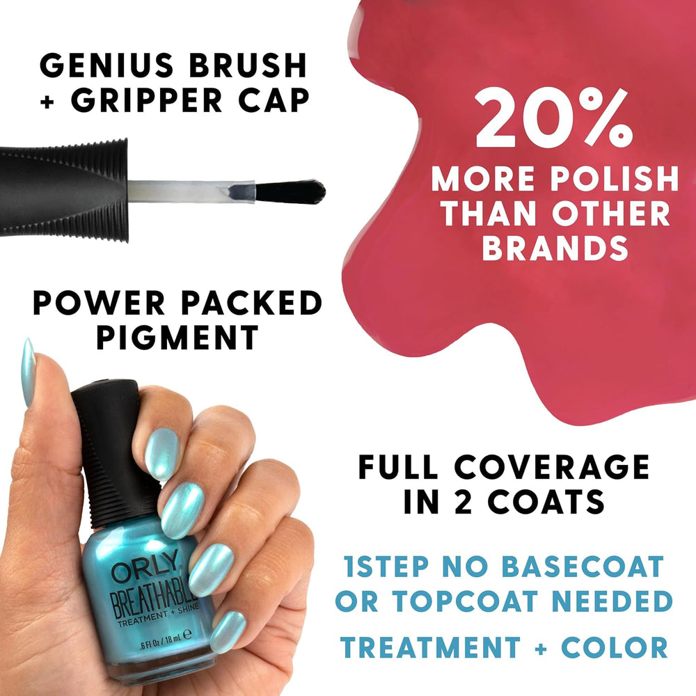 Orly Nail Polish Breathable Fall/Holiday Collection Spice it Up | Nail Colors for Fall and Winter (No Fig Deal) -K10-0129