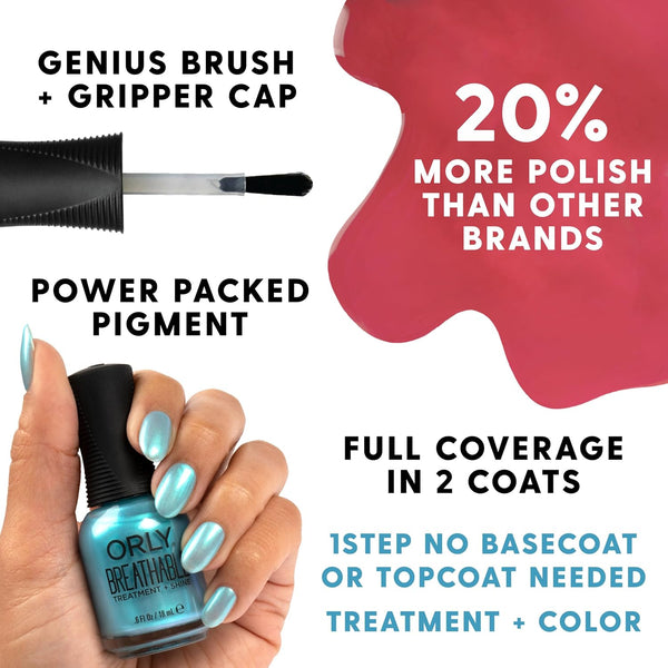 Orly Nail Polish Breathable Fall/Holiday Collection Spice it Up | Nail Colors for Fall and Winter (No Fig Deal) -K10-0129