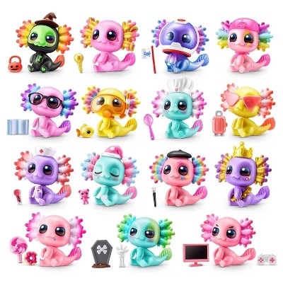 5 Surprise A-Lot-A Axolotls Mini Figure -B8-1210