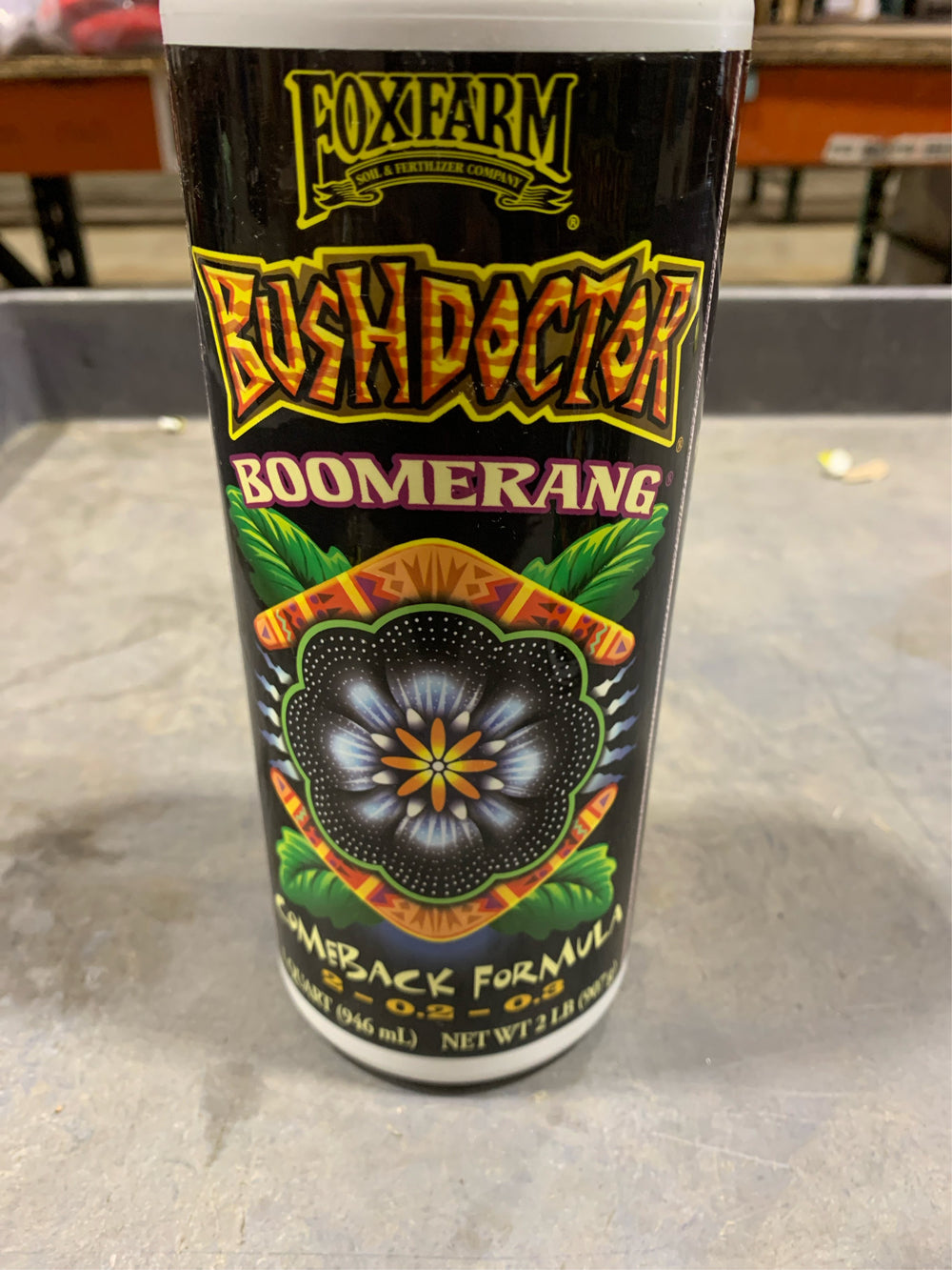 FoxFarm BushDoctor Bommerang Organic Liquid Comeback Formula Plant Food 1 qt - C12-1301