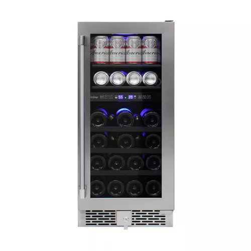 Outdoor 15 in. 19-bottle Wine and 35 Can Bev