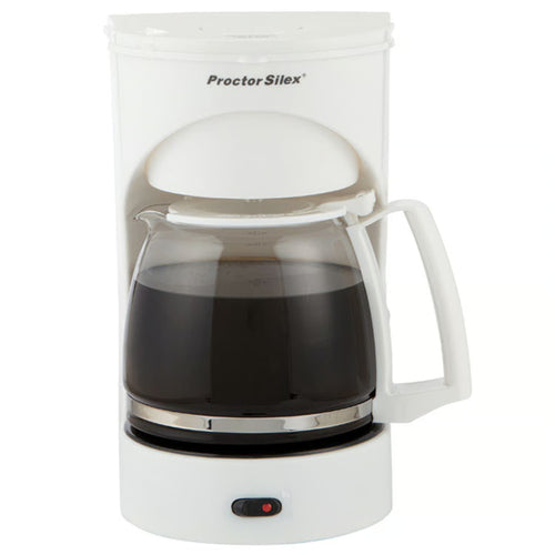 Proctor Silex 12 cups White Coffee Maker 1