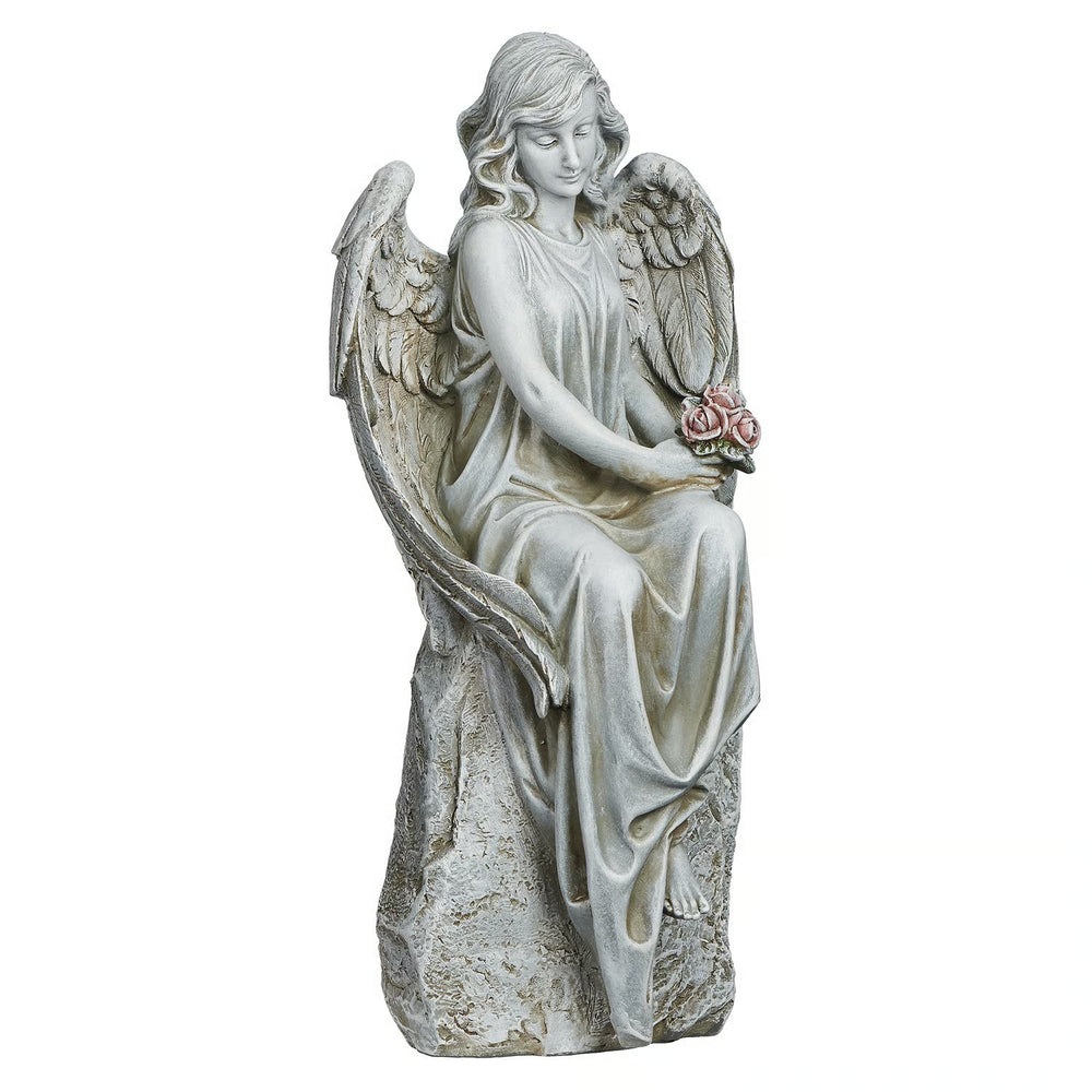 Roman Gray Polyresin 17.75 in. H Outdoor Decoration - A14 - 727