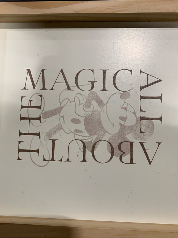 Disney's Mickey Mouse Magic Caption Box Table Decor by the Big One , Wood -A11-1275
