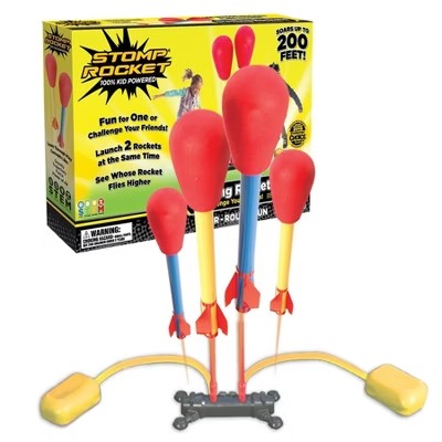 Stomp Rocket Dueling High-Flying Toy Rocket Double