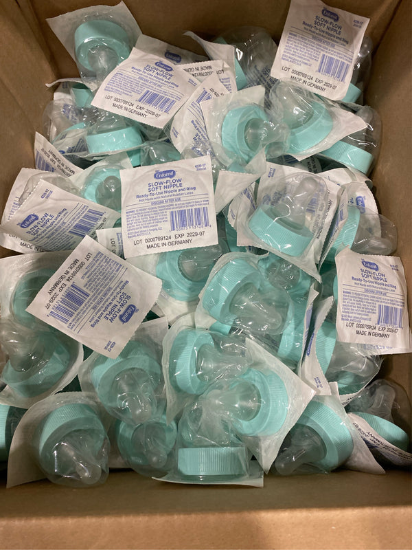 (Lot of 200+) - Enfamil Slow Flow Soft Nipple, Bottle Nipples - F7 - 1883