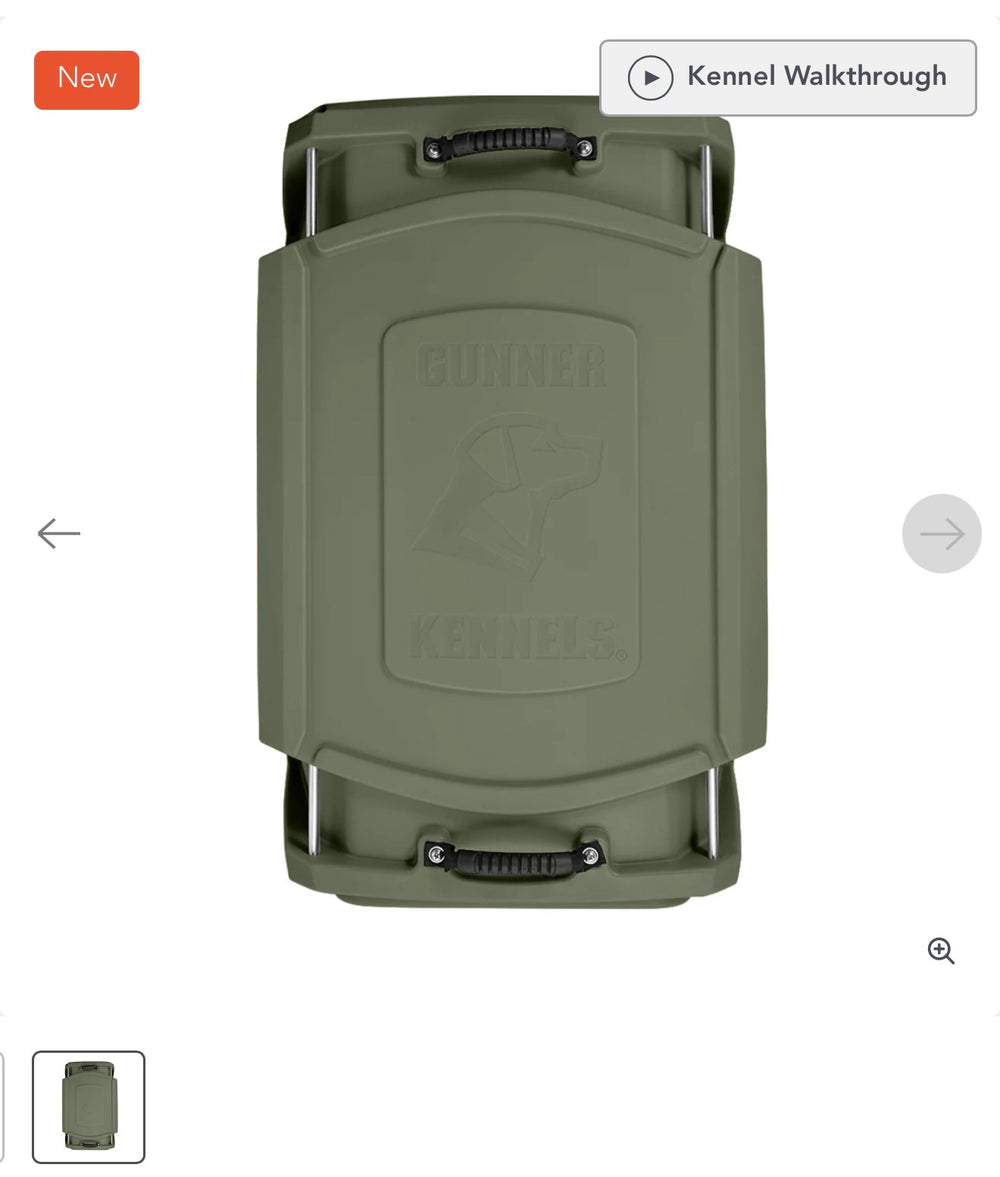 GUNNER G1 Double-Walled Dog Kennel, Duck Green, Intermediate