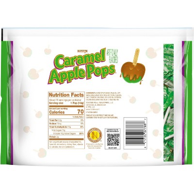 (Lot of 10) Tootsie Caramel Apple Pops Candy Standup Bag - 9.4oz - J8 - 1625