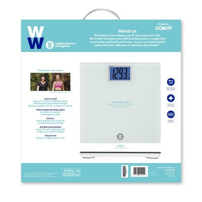 Super Large LCD Display with Backlight White - Weight Watchers - C2 - 1316