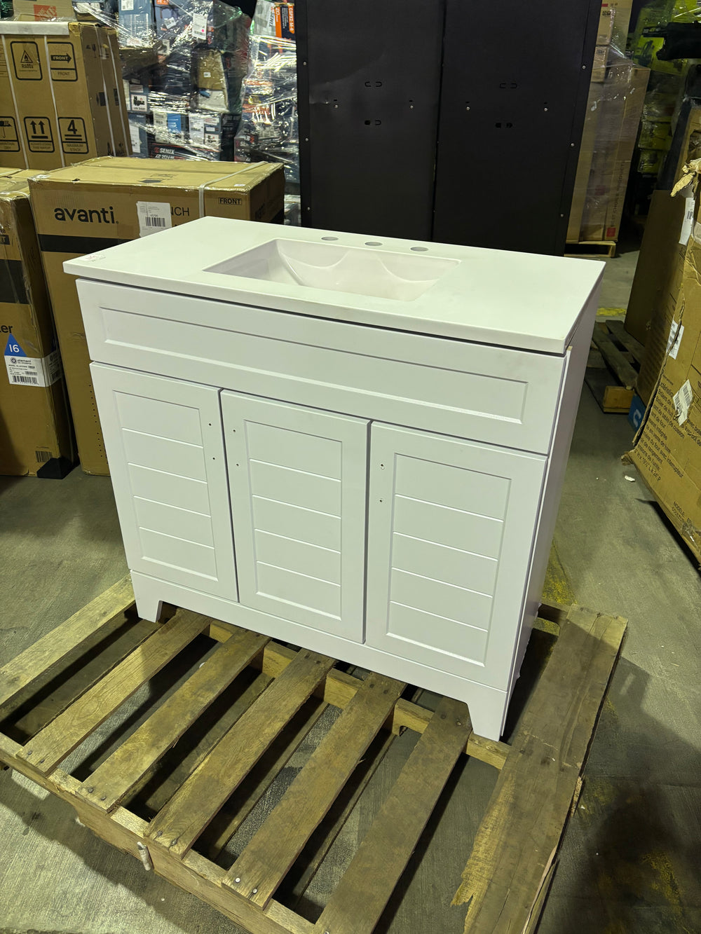 White Bathroom Vanity