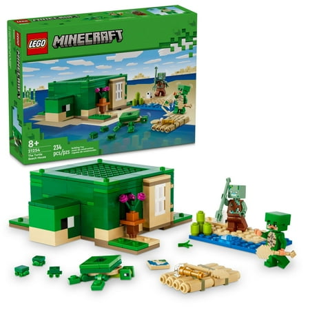 LEGO Minecraft The Turtle Beach House Construction