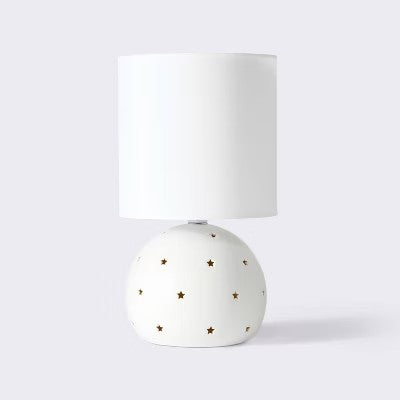 Table Lamp (Includes LED Light Bulb) - White - Clo