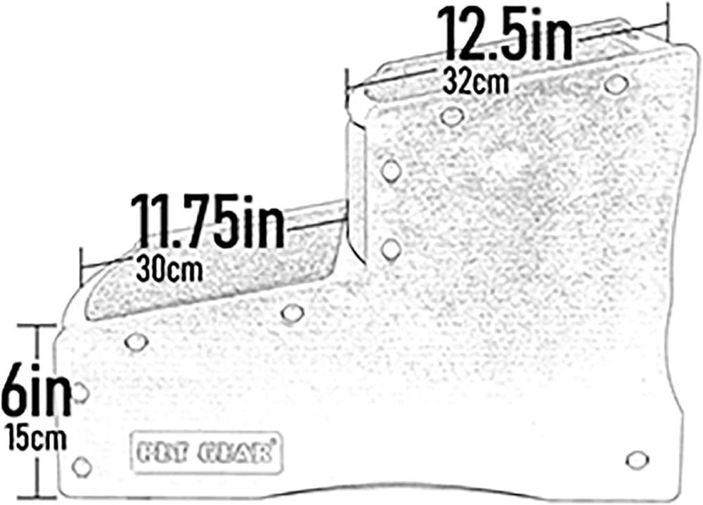 Pet Gear Easy Step II Pet Stairs, Extra Wide, Chocolate - F5 - 1820