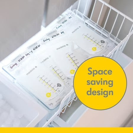 (Lot of 2) Medela Breast Milk Storage Bags, 6oz/180ml, Clear with Measurements, 68060, 25 Count - B7 - 1564