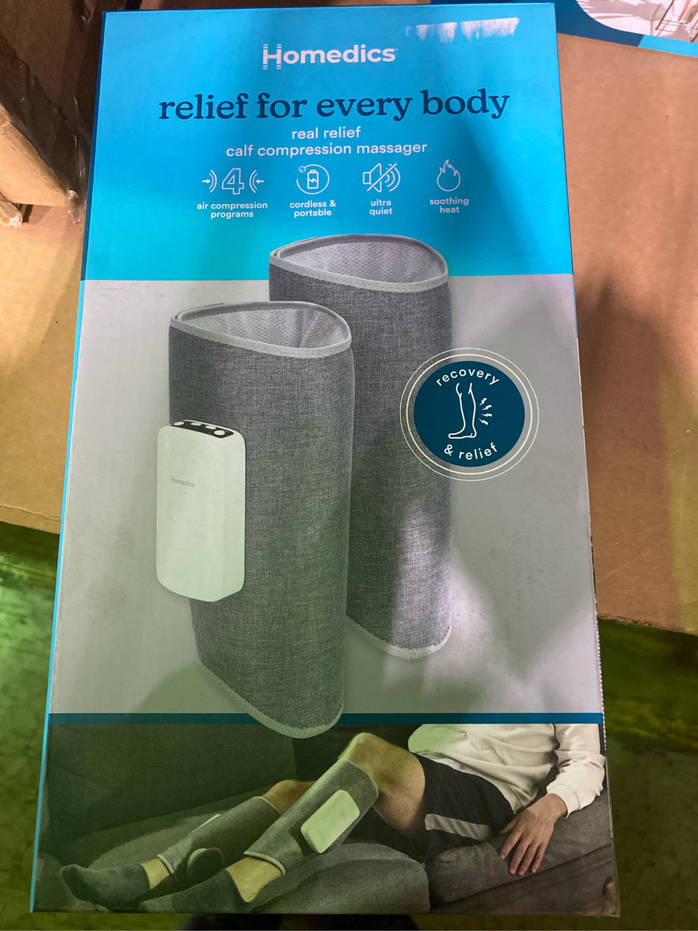 HoMedics Real Relief Calf Compression Massagers - J4 - 215