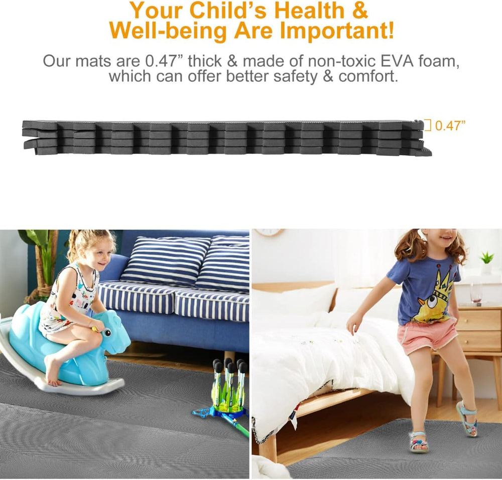 Puzzle Exercise Mat Foam Gym EVA Mat Interlocking Tiles Protective Flooring - E11 - 234
