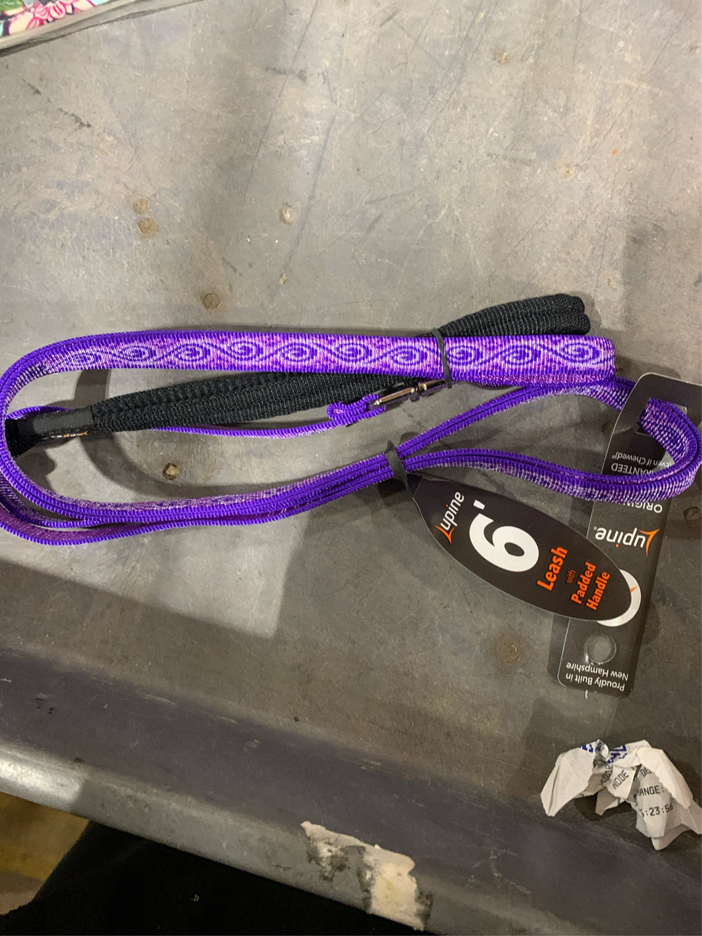 LupinePet Original Designs Multicolor Jelly Roll Nylon Dog Leash -F12-0209