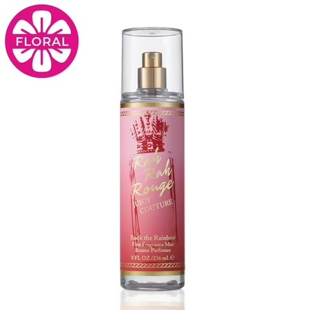 Juicy Couture Rock The Rainbow Rah Rah Rouge Body Mist Spray, Perfume for Women, 8.0 fl oz -F7-0050