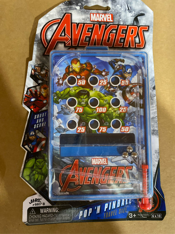 Marvel Avengers Pop'N Pinball Travel Size - L14 - 1725