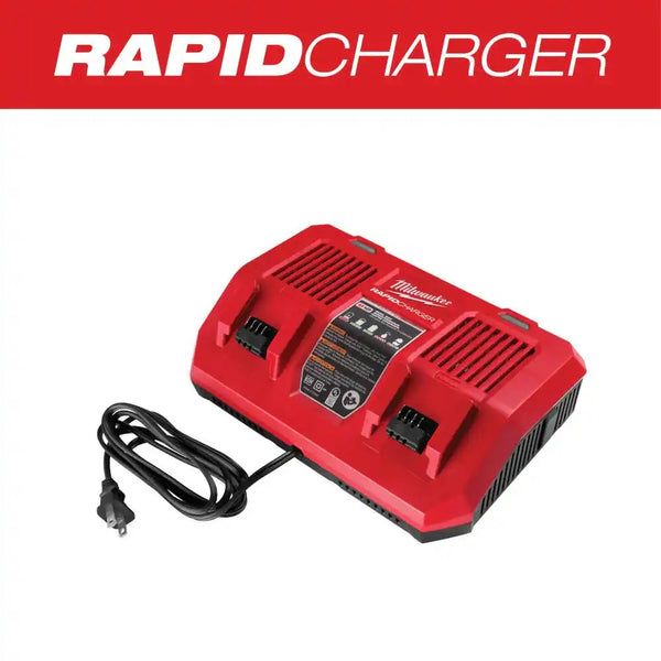 M18 18-Volt Lithium-Ion Dual Bay Rapid Battery Charger L449 - Tested and Working