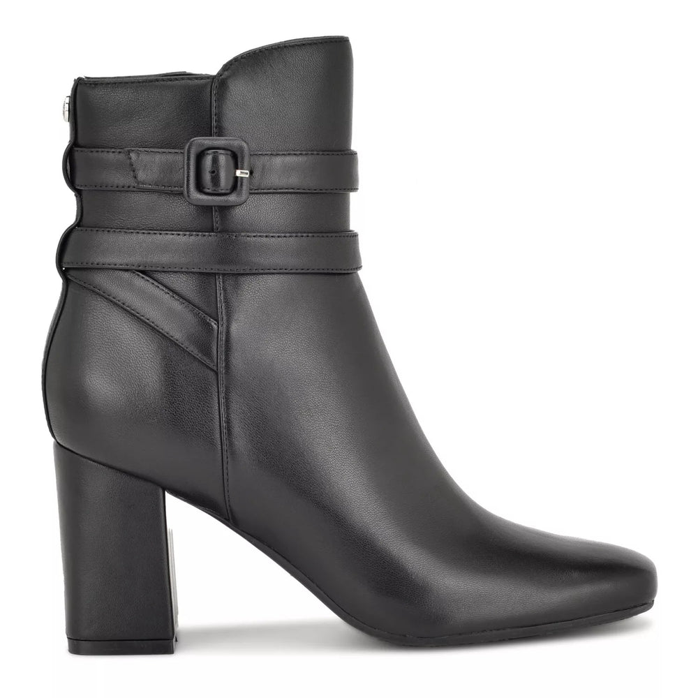 Nine West Quena Women's 9X9 Suede Block Heel Dress Boots size 10m -K14-0310
