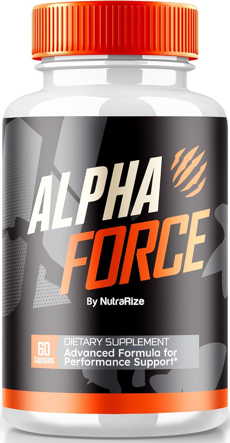 NutraRize Alpha Force Capsules, All Natural Pills to Support Energy and Performance, Nutritional Formula for Overall Health, Official Review (60 Capsules) - G13 - 1788