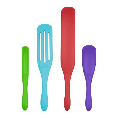 Mad Hungry 4-Piece Silicone Spurtle Set Assorted Multiple - B2 - 1330