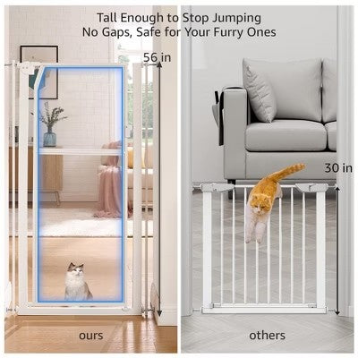 unipaws Clear Pet Gate - D2 - 1257