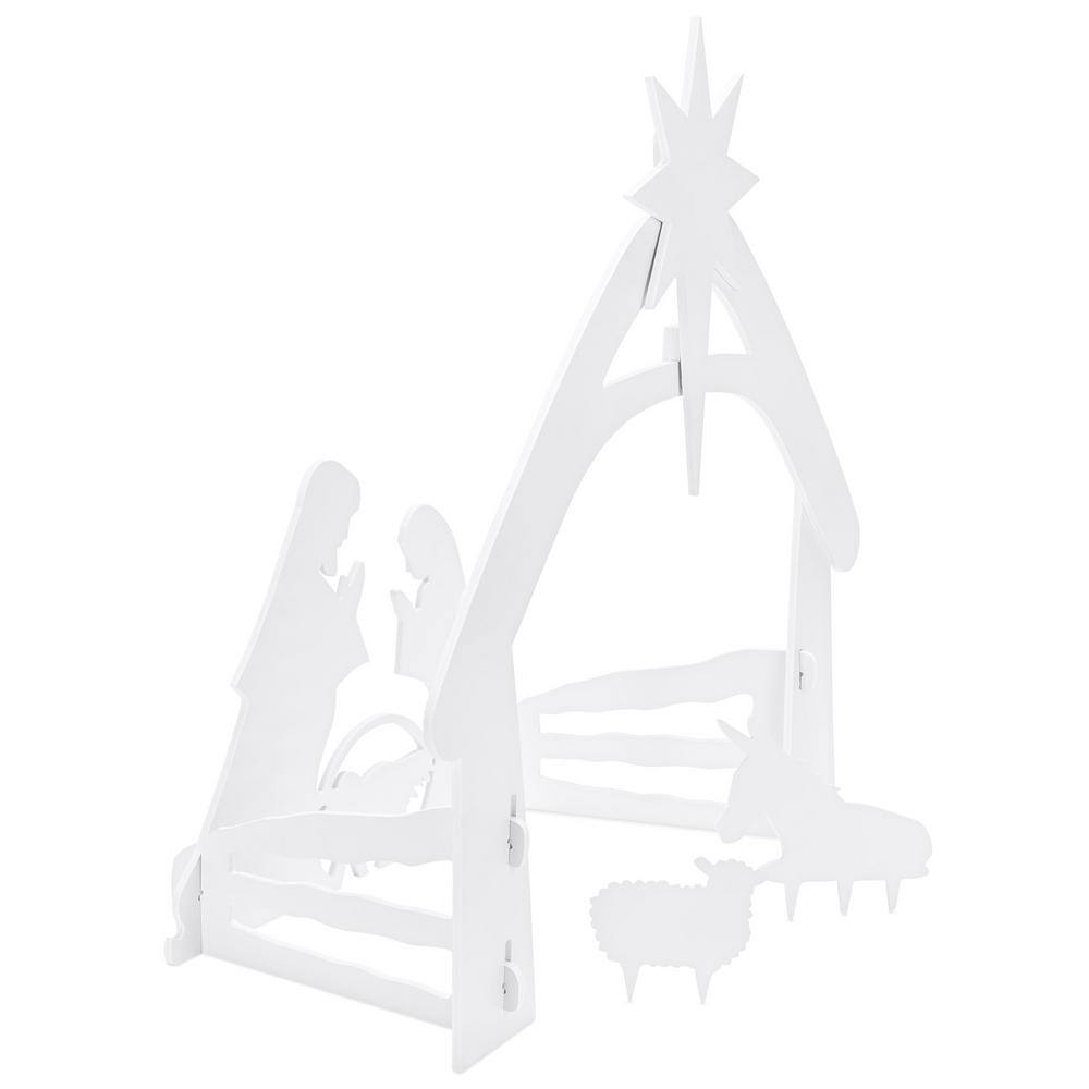 4 ft. Outdoor Nativity Set - H3 - 1606