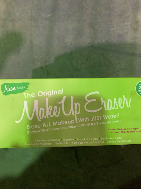 MakeUp Eraser Women ACCESSORY Makeup Remover Cloth - Neon Green 1 Pc - F8 - 1760 -K8-0089 -K8-0090