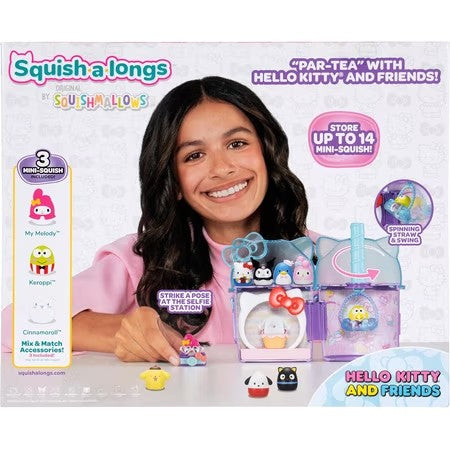 Squish-a-longs Hello Kitty and Friends Hello Kitty Boba Playset -F7-0089